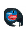 Dymo Letratag tasma plastik czerwony 12 mm x 4 m - nr 17