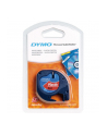 Dymo Letratag tasma plastik czerwony 12 mm x 4 m - nr 18