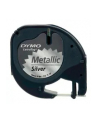Dymo Letratag tasma metal srebrny 12 mm x 4 m - nr 20