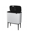 Brabantia Bo Touch Bin kosz na smieci, bialy, 3 x 11 L - nr 3