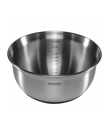 Brabantia miska kuchenna stal matowa, czarny, 1 L (sr17 cm)