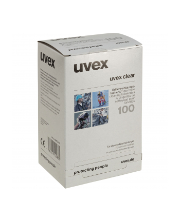 uvex lens cleaning towelettes 100 pcs.