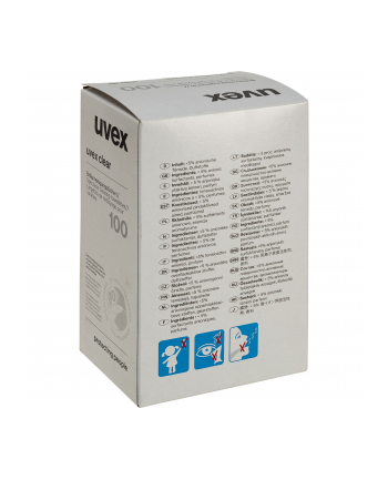 uvex lens cleaning towelettes 100 pcs.