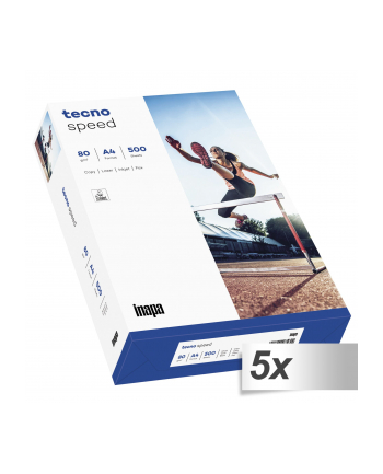 5x 500 Sheets tecno speed A 4 80 g Universal Paper Kolor: BIAŁY