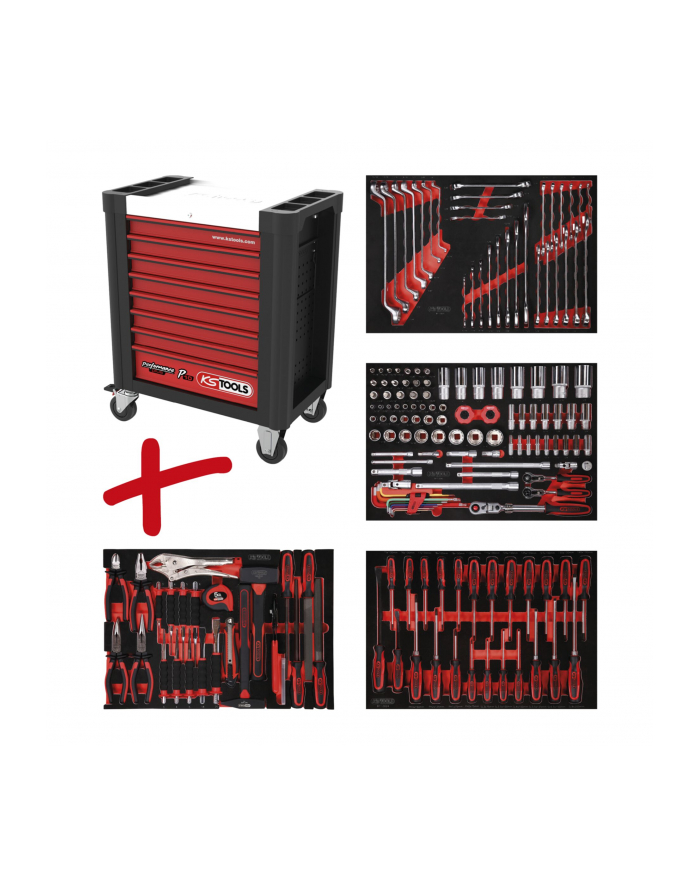 KS Tools Performanceplus Tool Trolley Set P10 180 Tools główny