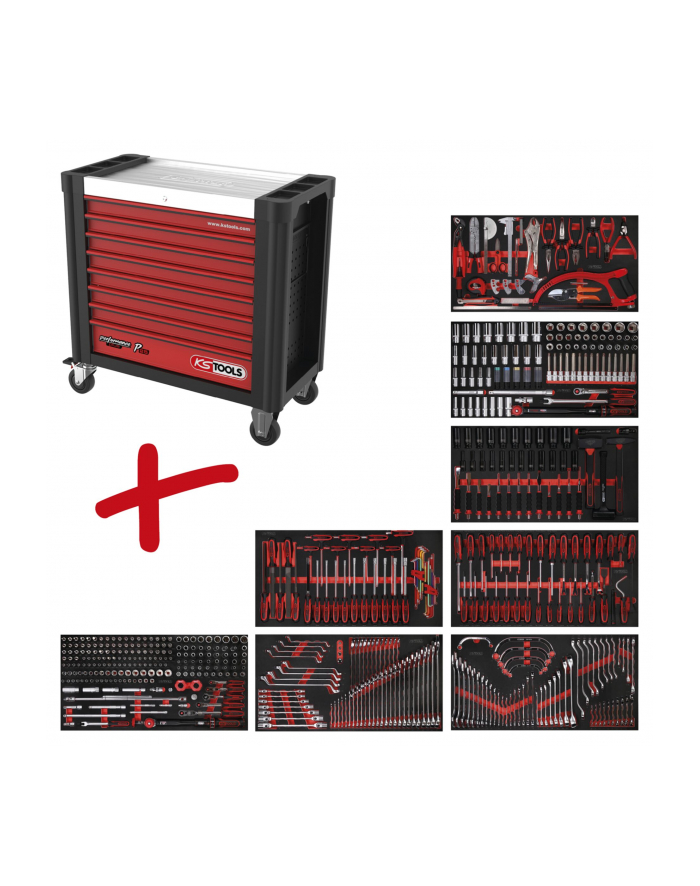 KS Tools Performanceplus Tool Trolley Set P25 with 564 Tools główny