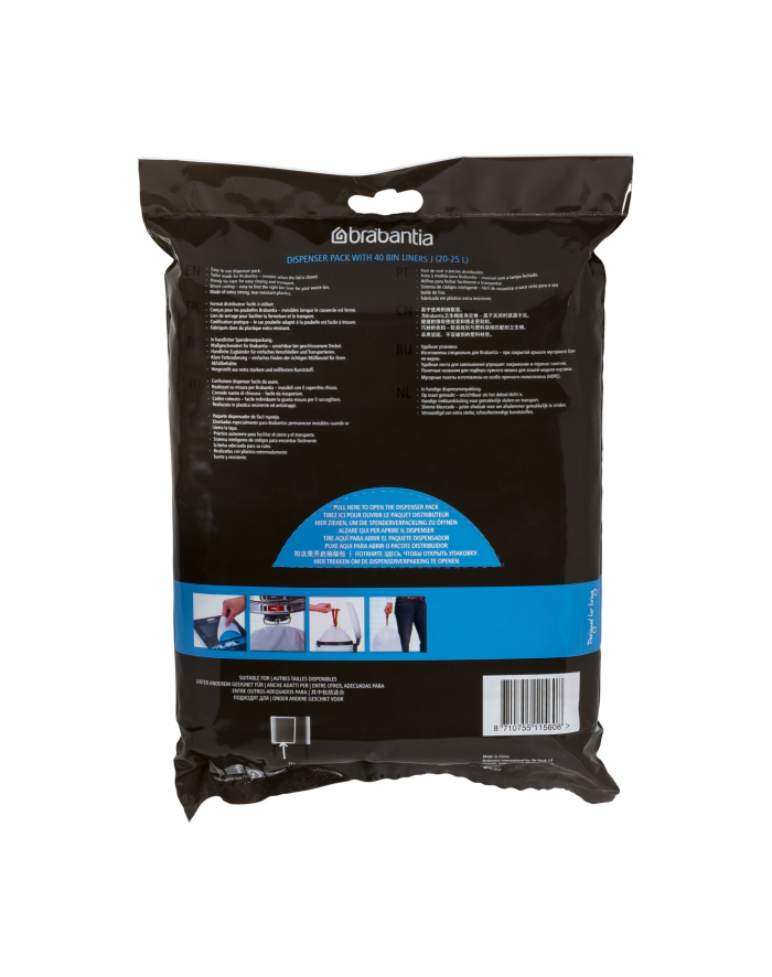 Brabantia PerfectFit worki na smieci Typ J 20-25 L, 40 szt. główny