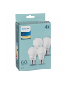 Philips LED Bulb E27 4-Pack 60W 2700K - nr 3