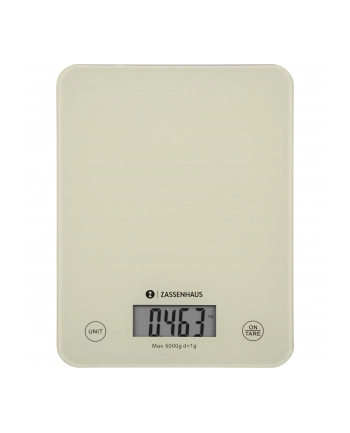 Zassenhaus waga kuchenna cyfrowa Balance Cool kremowa