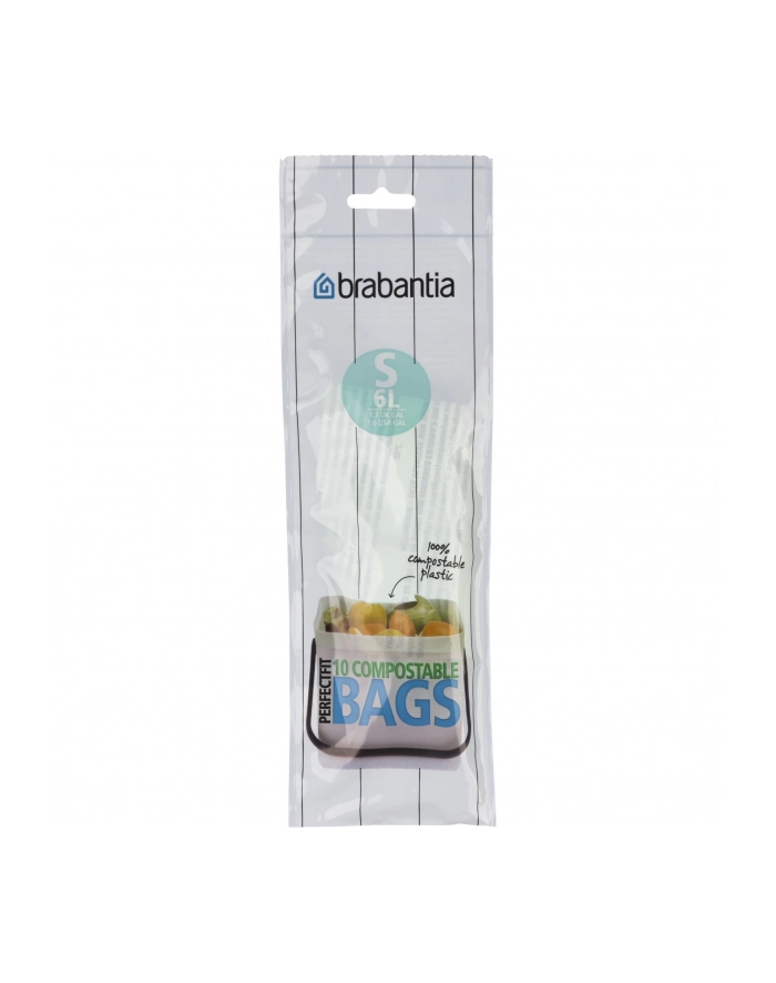 Brabantia PerfectFit worki na smieci komp. Typ S, 6 L, 10 szt. główny