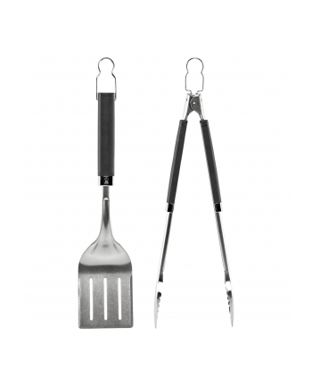 Weber Grill Cutlery Precision 2 pcs Stainless Steel Kolor: CZARNY