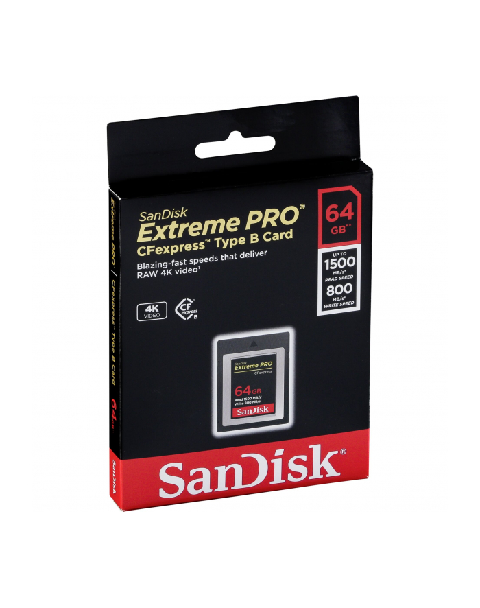 SanDisk CF Express Type 2  64GB Extreme Pro     SDCFE-064G-GN4NN główny