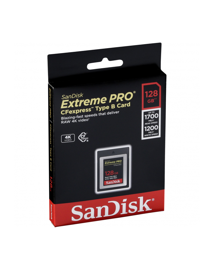 SanDisk CF Express Type 2  128GB Extreme Pro     SDCFE-128G-GN4NN główny