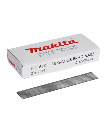 Makita Gauge Brad Nails 1,2x20mm F-31870  5000 pcs.