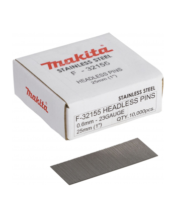 Makita Pins  0,6 x 25mm Inox F-32155  10000 pcs.