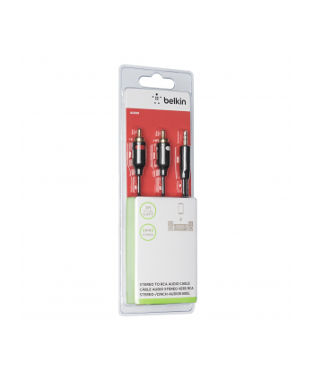 Belkin Stereo to RCA Cable    2m Y-Audio-Cable Kolor: CZARNY   F3Y116BT2M