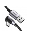 2x1 UGREEN Angled USB-C To USB-A Data Cable Black 2M - nr 7