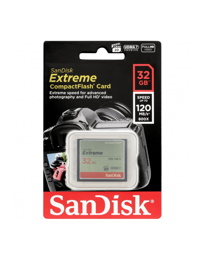 SanDisk Extreme CF          32GB 120MB/s UDMA7   SDCFXSB-032G-G46 główny