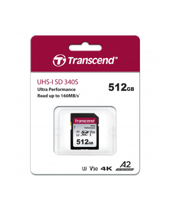 Transcend SDXC 340S        512GB Class 10 UHS-I U3 A2 V30