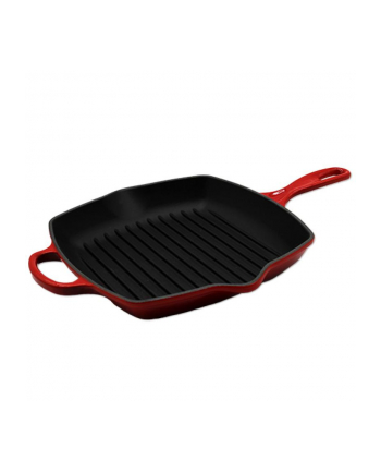 Le Creuset Grill Pan Cast Iron Square Cherry Red 26 cm