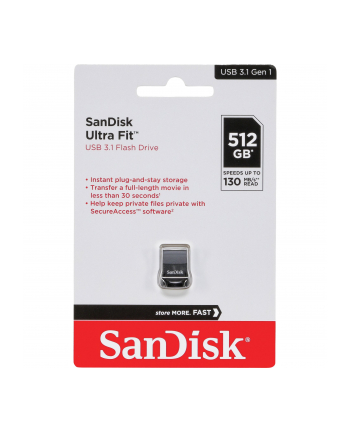 SanDisk Cruzer Ultra Fit   512GB USB 3.1         SDCZ430-512G-G46