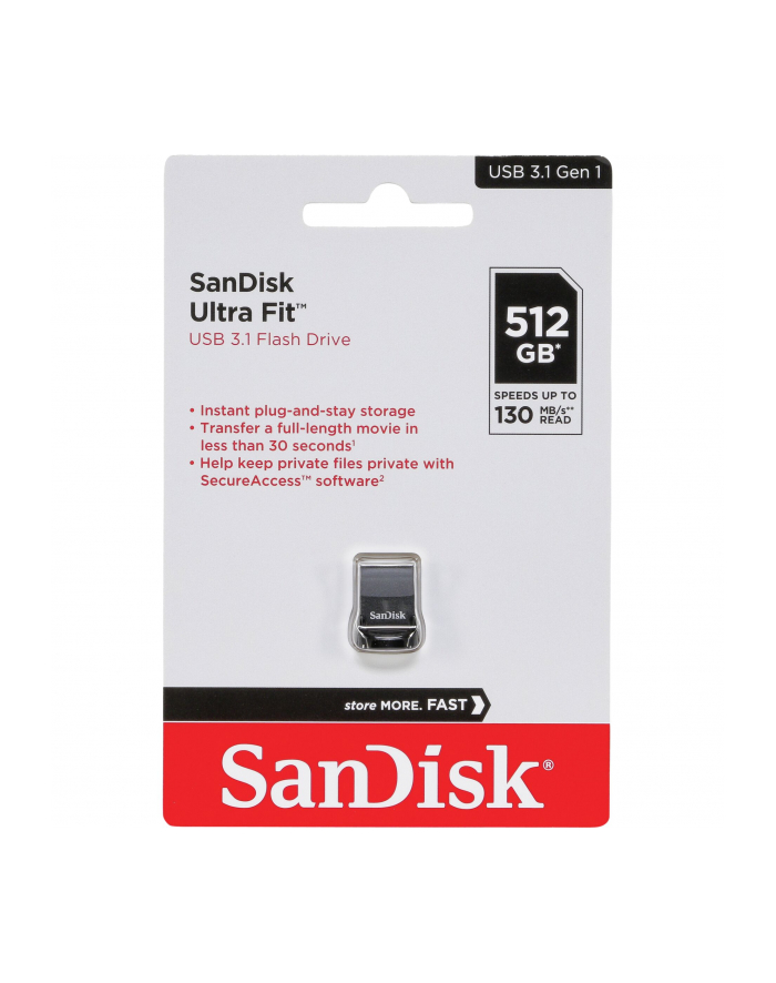 SanDisk Cruzer Ultra Fit   512GB USB 3.1         SDCZ430-512G-G46 główny