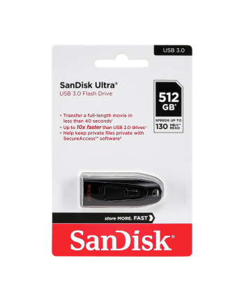 SanDisk Ultra USB 3.0      512GB up to 130MB/s    SDCZ48-512G-G46