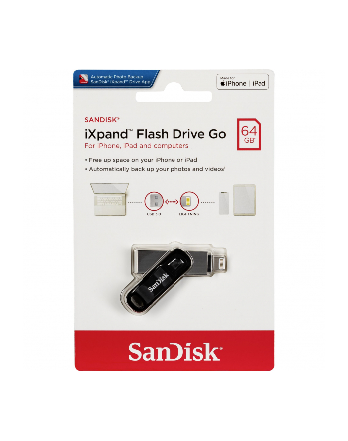 SanDisk iXpand Flash Drive  64GB iPhone/iPad   SDIX60N-064G-GN6NN główny