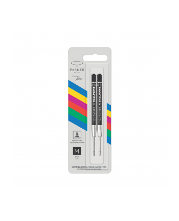 1x2 Parker Quinkflow Basic dlugopis Mine M czarny