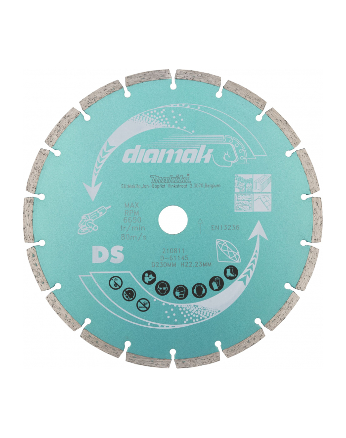 Makita D-61145        DIAMAK Diamond Wheel 230x22,23 główny