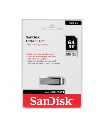 SanDisk Cruzer Ultra Flair 64GB USB 3.0 150MB/s SDCZ73-064G-G46
