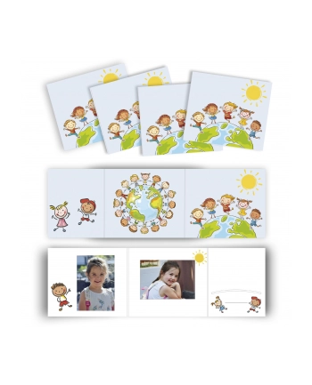 1x10 Daiber Globe 13x18 Kids Portrait folders 13348