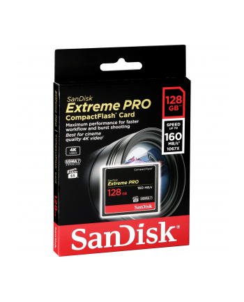 SanDisk Extreme Pro CF     128GB 160MB/s         SDCFXPS-128G-X46