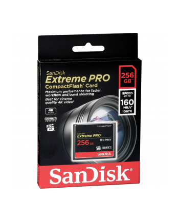 SanDisk Extreme Pro CF     256GB 160MB/s         SDCFXPS-256G-X46