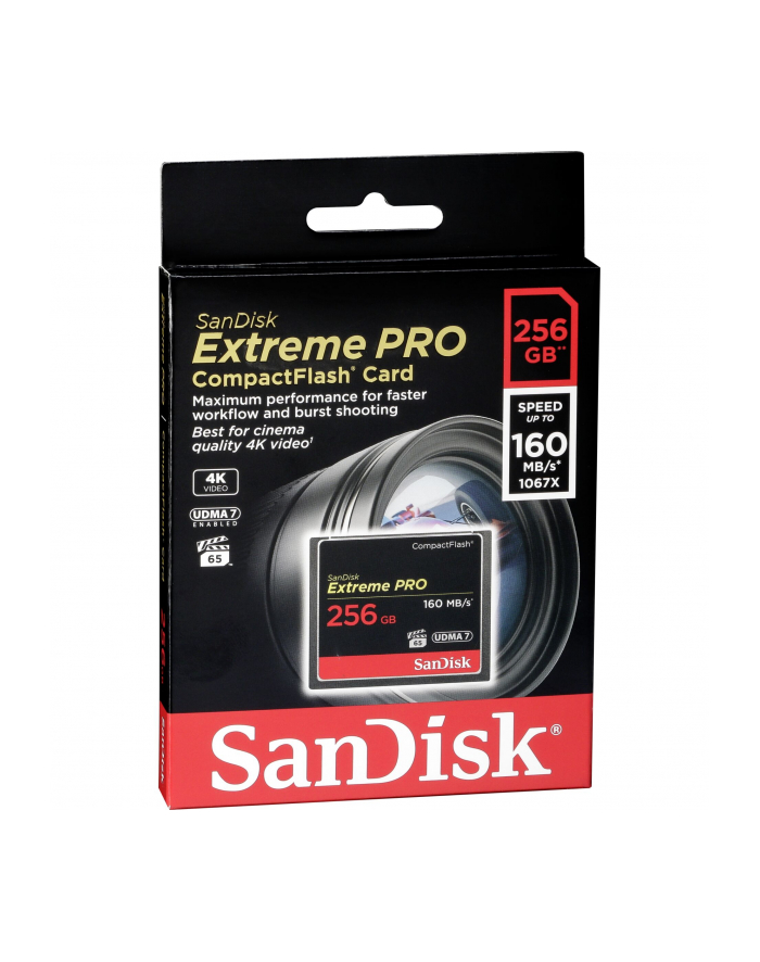 SanDisk Extreme Pro CF     256GB 160MB/s         SDCFXPS-256G-X46 główny