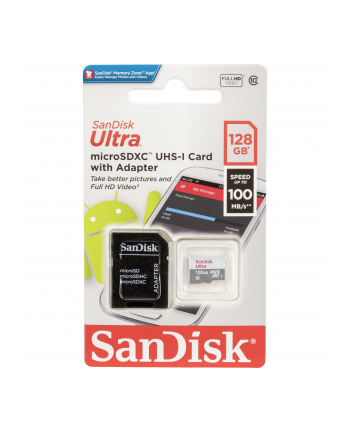 SanDisk Ultra Lite microSDXC Ad. 128GB 100MB/s SDSQUNR-128G-GN3MA