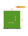 walimex pro Roll-up Panel Background 210x220cm green - nr 8