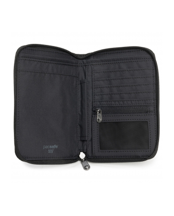 Pacsafe RFIDsafe RFID Blocking Compact Travel Organizer  Kolor: CZARNY