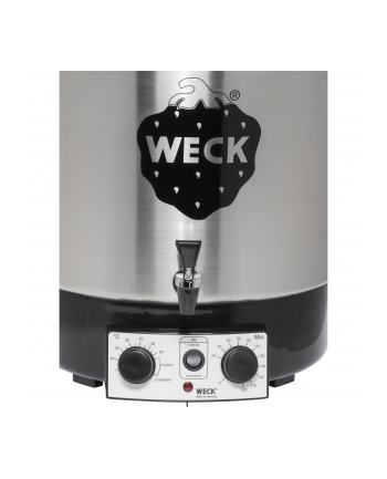 WECK Preserving Cooker Stainless Steel with Clock and Tap