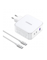 UGREEN Nexode USB-A+2*USB-C 140W GaN Fast Charger+USB-C Cable wht - nr 4