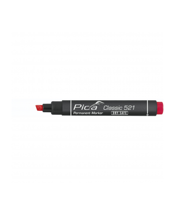 pica-marker Pica Permanentmarker 2-6mm, Wedge Tip, red