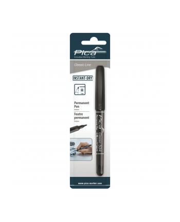 pica-marker Pica Permanent Pen, 1,0mm Kolor: CZARNY / Retail Packaging