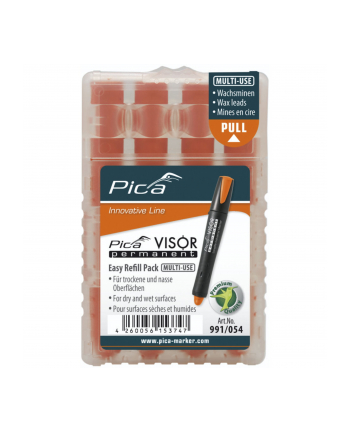 pica-marker Pica VISOR permanent replacement refills fluo-orange