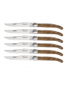 Jean Dubost Laguiole      6 pcs. Steak Knife Set, Olive Wood - nr 1