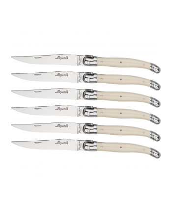 Jean Dubost Laguiole      6 pcs. Steak Knife Set, Stainless Steel