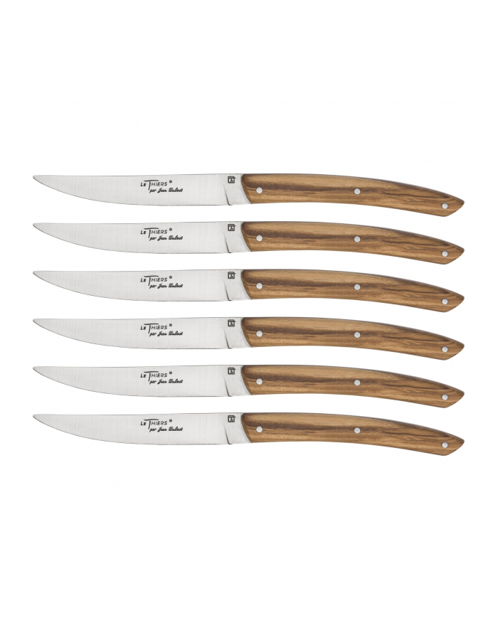 laguiole Jean Dubost Le Thiers Knives Set Olive Wood     6 pcs. główny