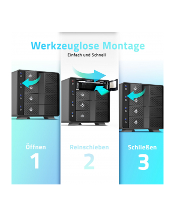 FANTEC MB-X4U31 4x 3,5  Housing