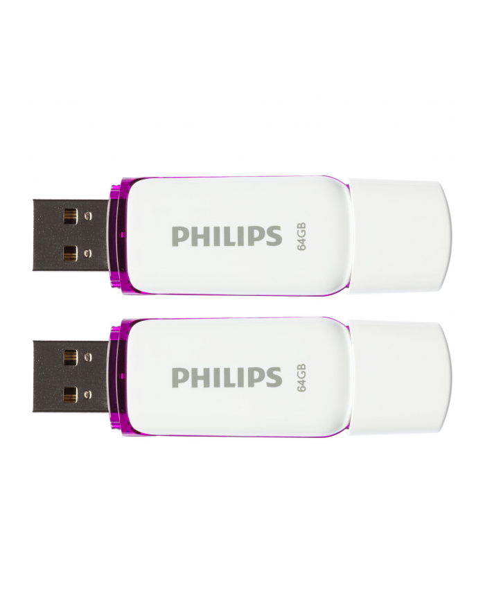 Philips USB 2.0 2-Pack      64GB Snow Edition Magic Purple główny