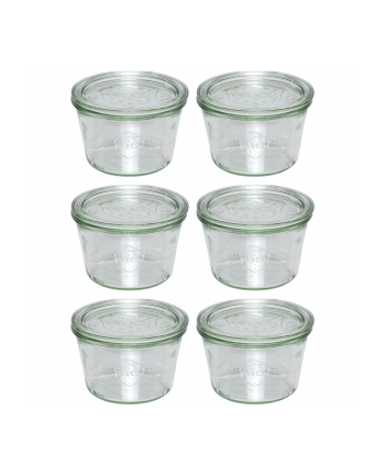 WECK Mold Jar  370ml Set of 6