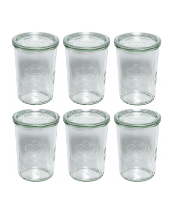 WECK Mold Jar 850ml Set of 6